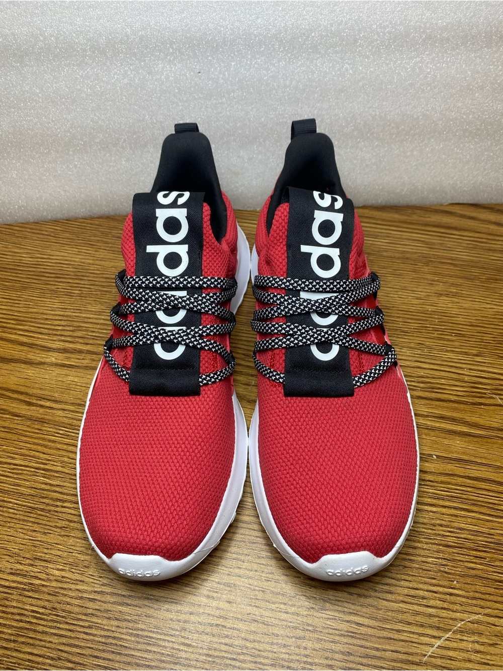 ADIDAS Lite Racer Adapt 5.0 Running Shoes Mens Size 9.5 Team Victory Red Slip-On